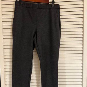 Theory Dark Gray Wool Blend Pants-Pull on (elasticized waist)-Size 4